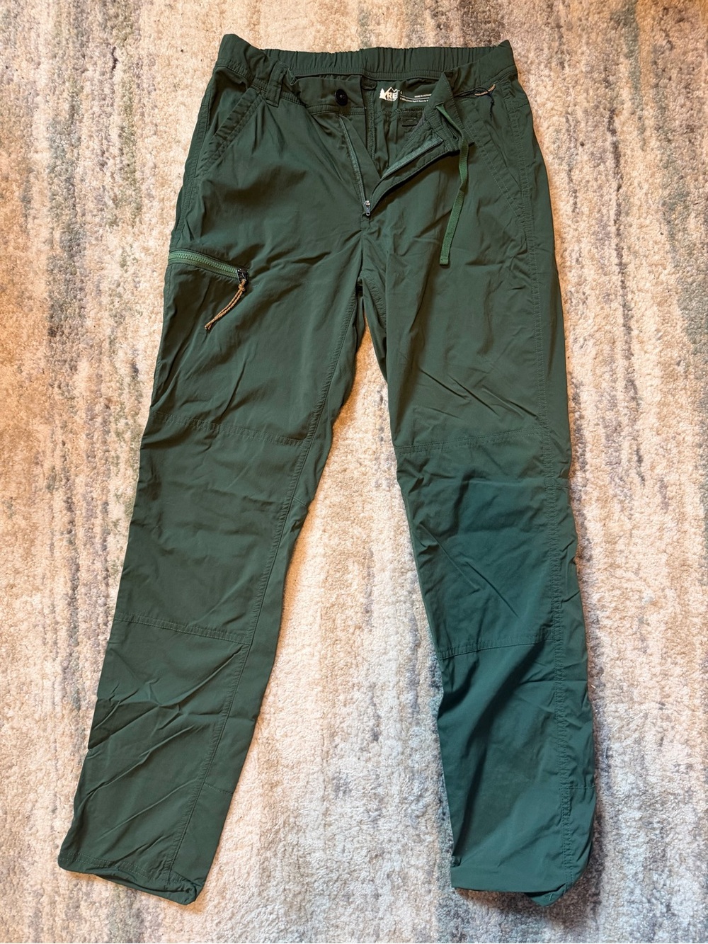 Women’s Dark Green Lightweight Outdoor Pants